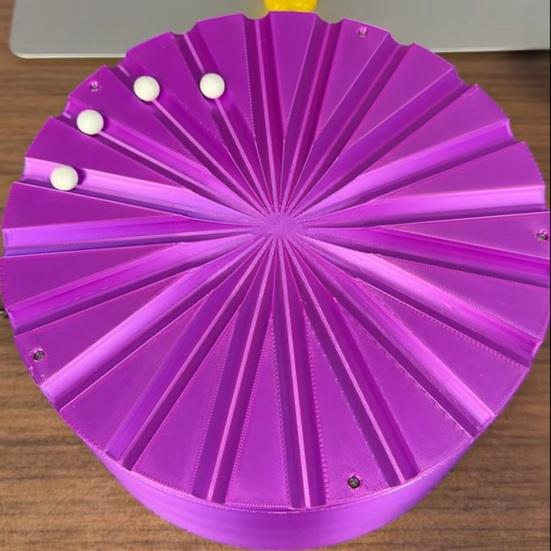 Pinball Elevator Stress Relief Toy 3D Printed Marble Motion Figurine Moving Bead Fidget Toy Home Office Desktop Decoration