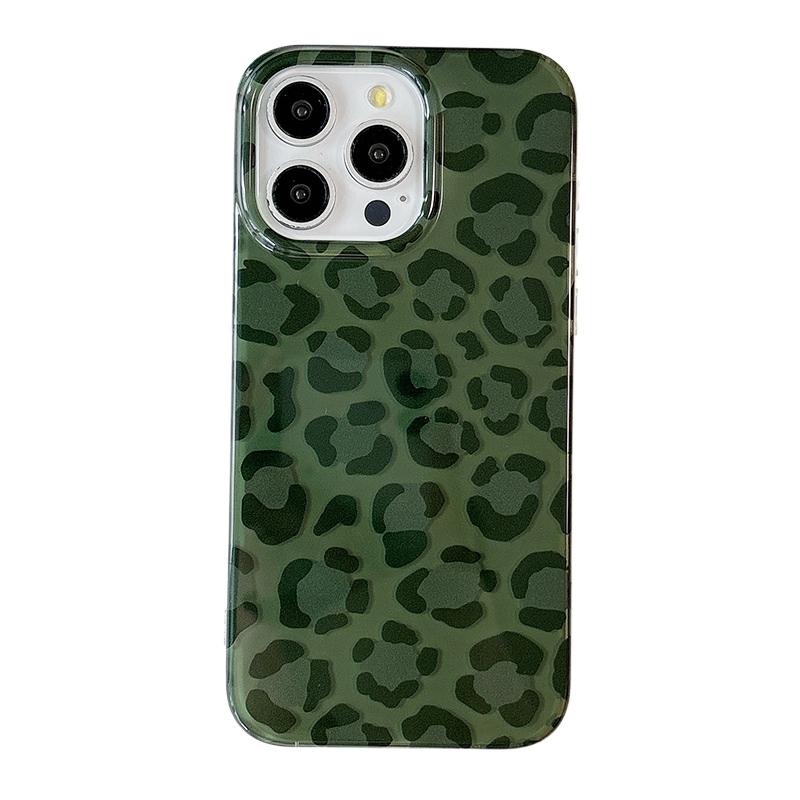 

Black Green Pink Brown Leopard Print Pattern Case For iPhone 13 14 15 16 17 Pro Max Trendy Same Style Phone Back Cover iPhone 13 Pro
