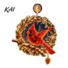 Christmas Wall Hanging Decor Suction Cup Window Light, 7.8-Inch Double-Layer Warm LED Party Ornament Battery Powered Light for Holiday Glass Windows,