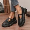 Fashion 2025 Brand Women's Shoes Buckle Strap Women's High Heels Fashion Plus Size Office and Career New Best Seller Platform Heels