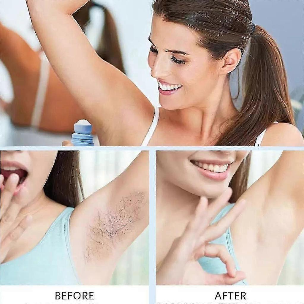 1-3x Roller Softening Solution for Curly Hair Treatment, Smoothing Solution Ingrown Hair Treatment, Non-Greasy Fast Absorbing Gentle