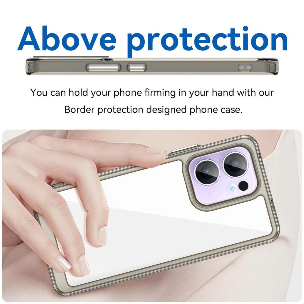 Phone Case For Oppo Reno13 F , Clear Transparent Phone Case Cover For Oppo Reno13 F