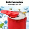 10pcs Colorful Manual Can Opener Set - Easy-Grip, Durable Plastic, Reusable & Safe for Soda, Beer, Aluminum Cans with Built-in Beverage Separator