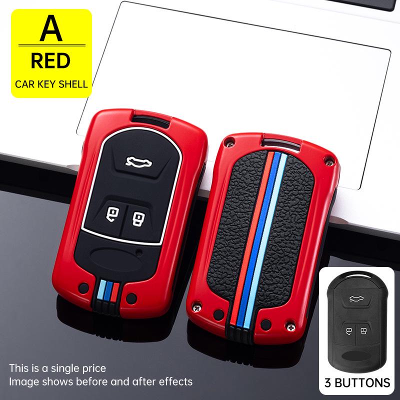 Chery Car Key Cover for Arrizo 5, Tiggo 7, Tiggo 3, Arrizo GX, and Arrizo 5plus - Unisex Shell Buckle Bag