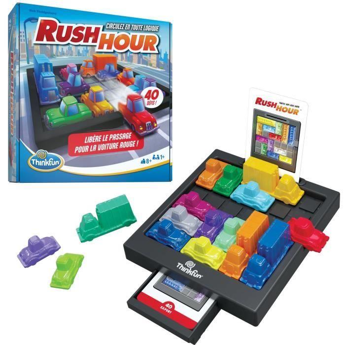 Thinkfun rush hou- jeu de logiqu-casse-tête-embouteillage-40 défis 4 niveau-1 joueur ou plus-dès 8 ans-ravensburger-mixte-6600