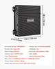 Car Audio Amplifier, 2-Channel Bridgeable Car Amplifier, Full-Range Class AB Stereo Amp, Max. 2 x 300W at 4 Ohms / 2 x 600W at 2 Ohms, High Output,