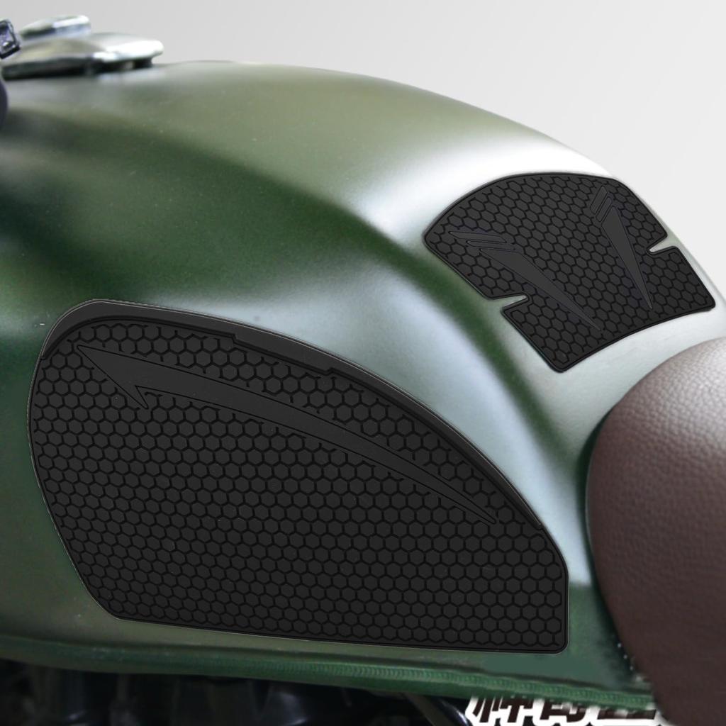 LEDISHUN Traction Pad Street Bike Kit for Honda GB350, GB350C, and GB350S (2021-2024) Tank Pad (Gray)