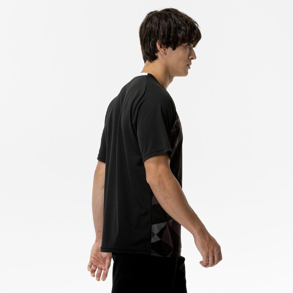 Tennis and Badminton Game Dynamotion Perfect for Club Size 62JAC021 Shirt, Moisture-Wicking, Quick-Drying, Fit, Activities, Unisex, Black, S,