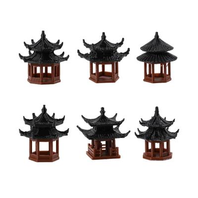 Traditionelles Chinesisches Gebäude Montageset Architekturmodelle DIY Pädagogisch Kulturelle Ausstellung Handwerk