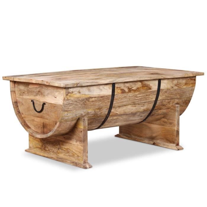 VidaXL Coffee Table Solid Mango Wood 88 X 50 X 40 Cm