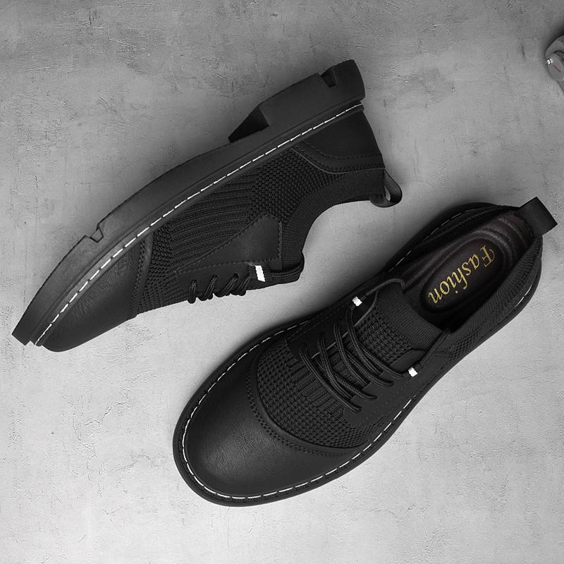 Fashion New Arrival Mens Oxford Shoes Handmade Leather Formal Shoes Leisure Walk Casual Shoe Versatile Male Sneakers Wedding Dress Flats