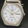 Seiko 5 AUTOMATIC JAPAN 6309A MENS VINTAGE WHITE COLOR DIAL WATCH A701354-5 R206a-a701354