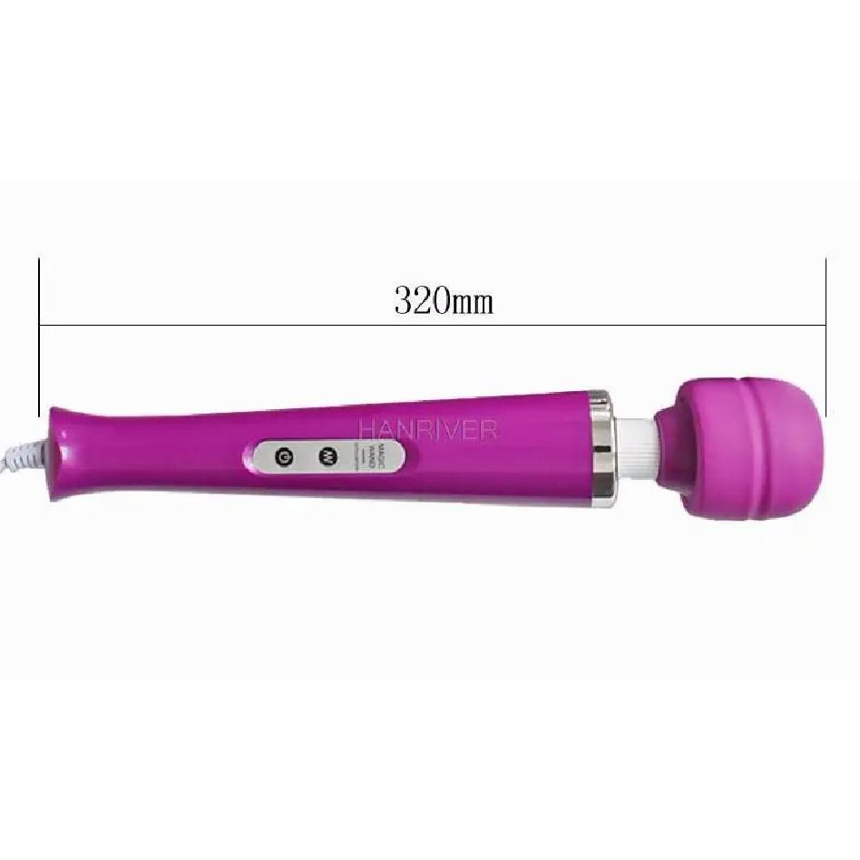 New 10 Speeds Magic Wand Massager,Big Magic Wand Massage Stick AV Vibrators Sexy Clit Vibrator Sex Toys for Women 32 *