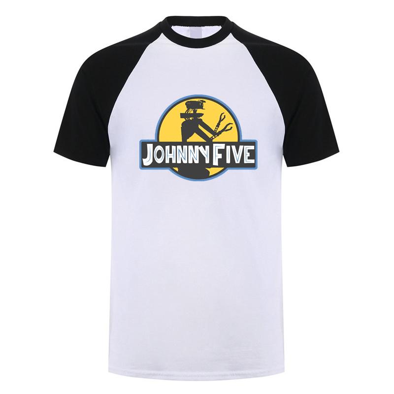 Lustiges Johnny 5 T-Shirt Unisex Streetwear Tops Sommer Kurzarm Baumwolle Geburtstagsgeschenke Johnny Five T-Shirt DY147