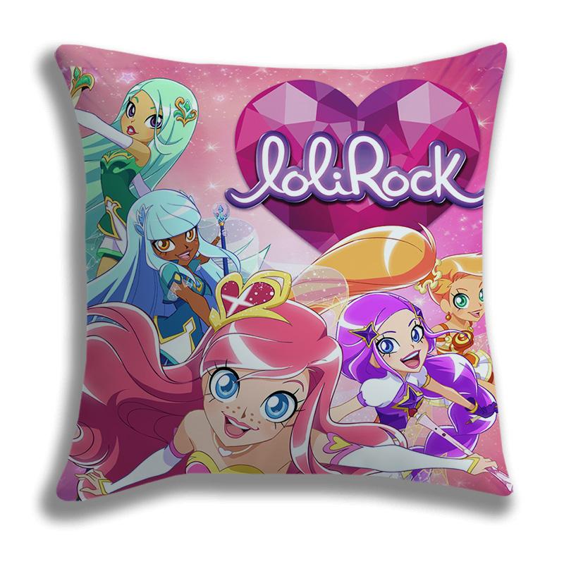 LoliRock Pillow Case Cartoon Cushion Covers Sofa Bed Home Decorative Pillow Covers Single-Sided Printed Kids Pillowcase 45*45cm