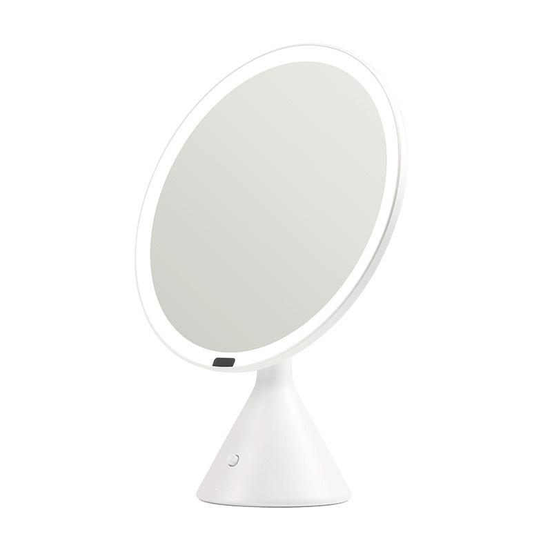 Large Smart Makeup Vanity Mirror with LED Desk Lamp and Charging Port