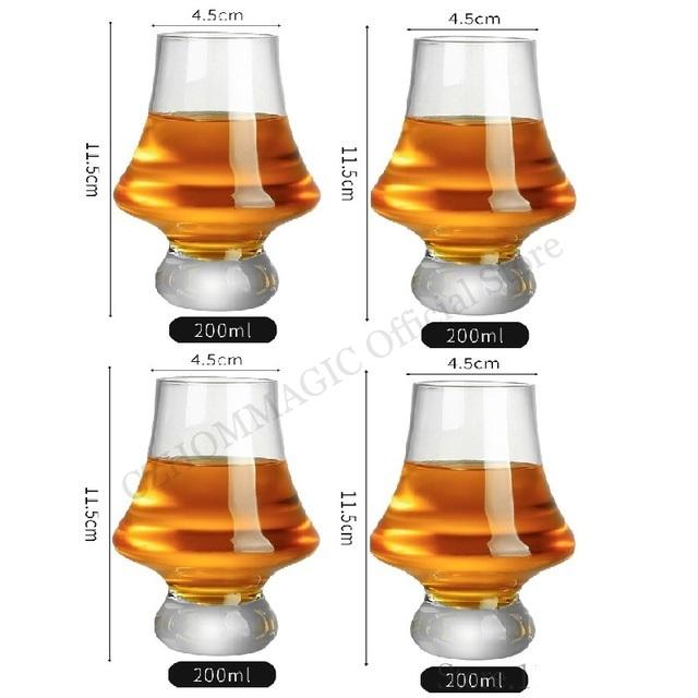 6/4/2/1Pcs Crystal Brandy Wine Glasses Goblet Whiskey Copita Nosing Glass Tasting Snifters Chivas Neat Cup Beer XO Cocktail Cups