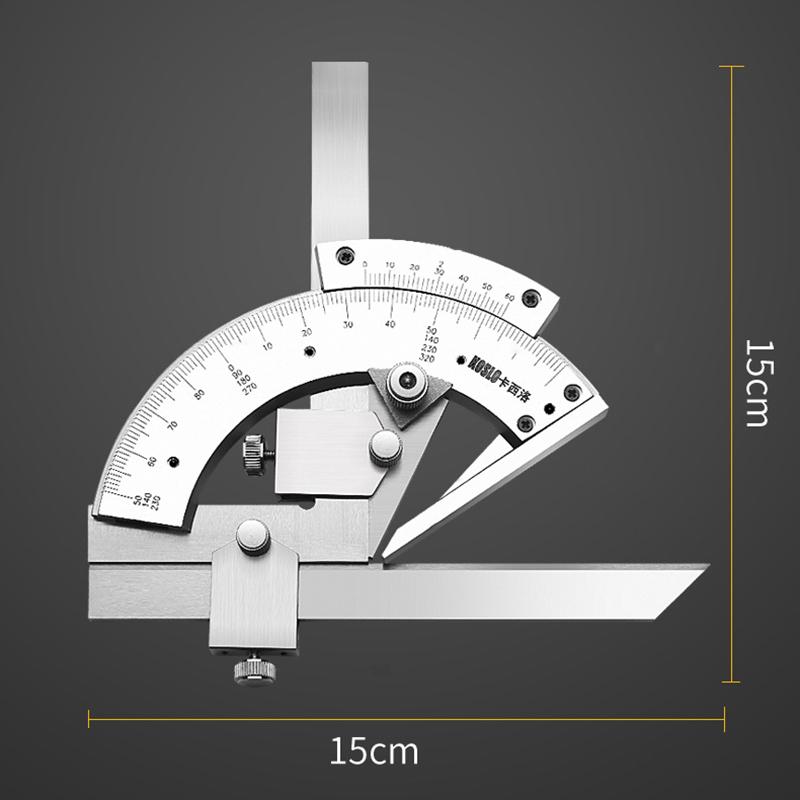 ETOPOO 0-320 градусов Угломер нониусный Угловая линейка 0-320 градусов Измерительный прибор для углов Угломер