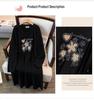 Plus Size Women's Loose Sweater Dress, Bust 150/160, Long Round Neck, 200-350 Jin