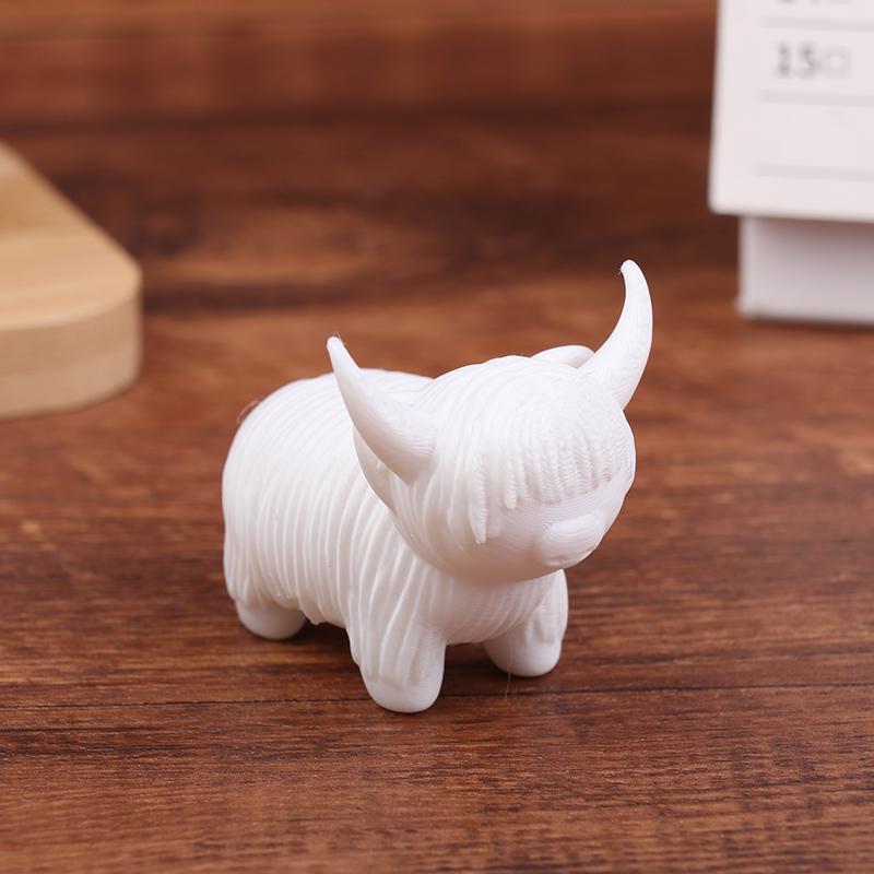 Highland Cow Ring Earring Holder Jewelry Stand Home Office Desktop Ornament Decoration Gifts