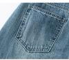 Korean-Style High-Waisted Wide-Leg Jeans for Women - Autumn/Winter, Loose Fit, Plus Size, Floor-Length Trousers