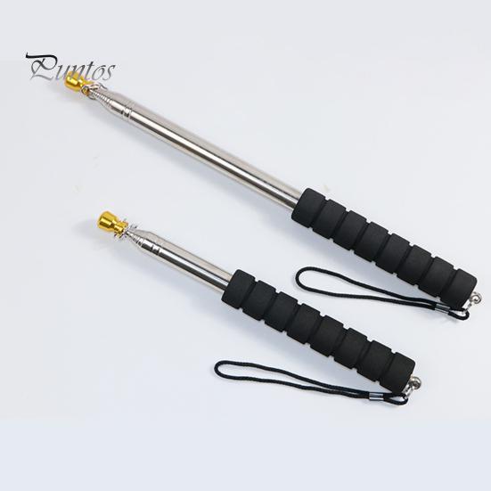 Maszt flagowy teleskopowy 200/300CM z antypoślizgową gąbką, wytrzymały metalowy, rozsuwany, przenośny, do banerów dla nauczycieli