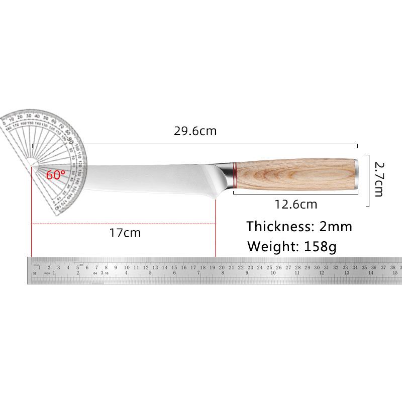 Vykosťovací nůž z nerezové oceli Kuchařský nůž Kuchařský nůž na krájení Japonský nůž na sashimi
