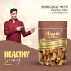 Happilo Premium Internationell Rökta Mandlar och Cashewnötter Mix 160g, Rökig Smak, Hälsosamt Mellanmål, Rik på Protein, Fiber och Viktiga Näringsämnen