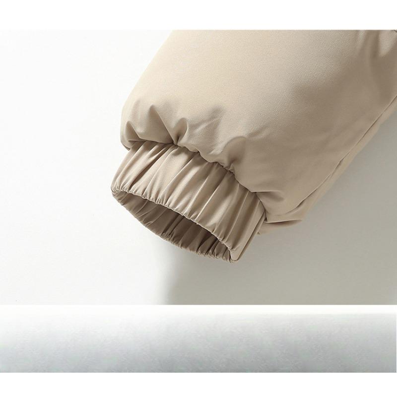 A New Style of Cotton-padded Winter Jacket with Added Fleece and Thickened Warmth