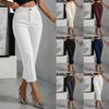Pantaloni Corti Business Casual Dimagranti a Vita Alta 2026