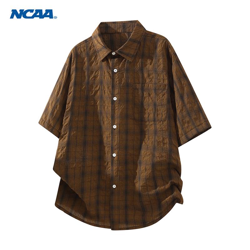 NCAA Men s Ice Silk Quick-Dry Casual Short Sleeve Shirt L