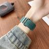 Watch Band For Apple Watch Series 10 Ultra 9 8 7 SE 6 5 4 3 2 1 46mm 49mm 45mm 44mm 42mm Braided Checkered Pattern Leather Wrist Strap