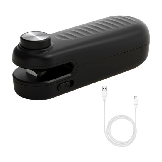 Mini Bag Sealer with Cutter Dobíjecí Heat Seal Machine 1200mAh Přenosný přelepovač pro