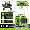 Nivelador Láser Verde Nuevo de 12/16 Líneas Proyector Láser Autonivelante Portátil Herramienta de Medición de Líneas Cruzadas Horizontales y Verticales de 360°
