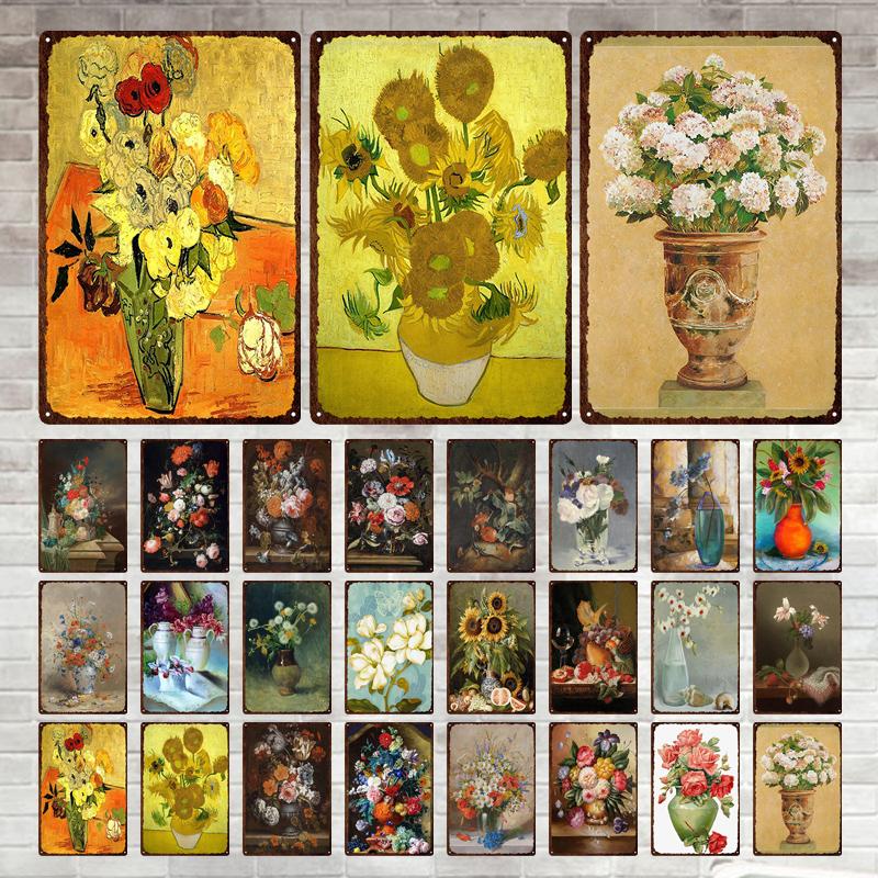 Green Plants Bonsai Metal Sign Vintage Tin Sign Metal Vintage Bar Vintage Wall Decoration Bar Club Man Cave Metal Poster