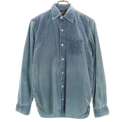 Dot Long Sleeve Shirt XS Blue Men's Used