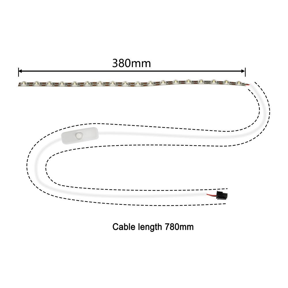 

6500K LED Light Strip Waterproof Led Strip for Bambu Lab A1/A1 Mini 3D Printer Parts For A1