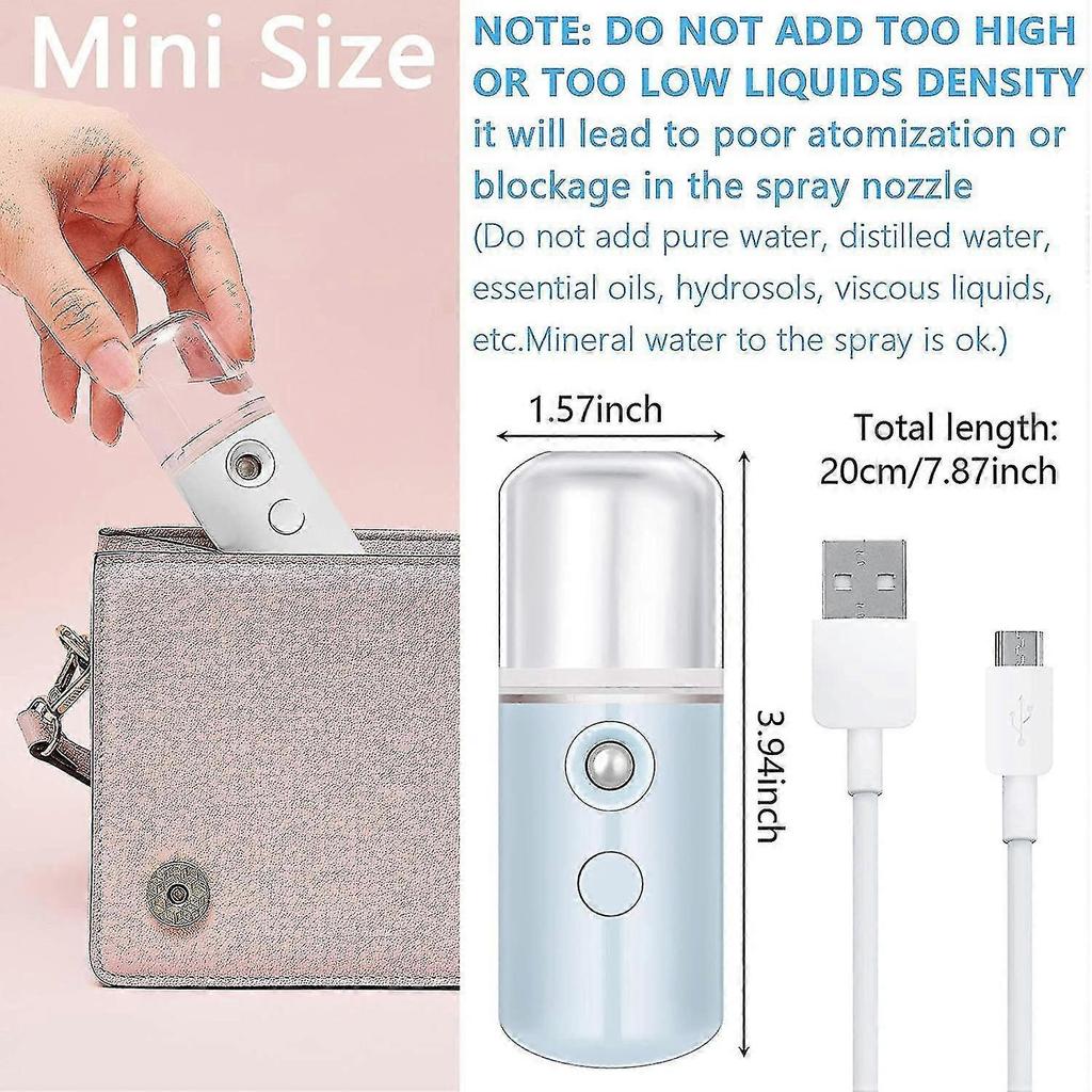 Nano Mist Sprayer Portable Facial Mister Mini Face Mist Handy Sprayer Tw
