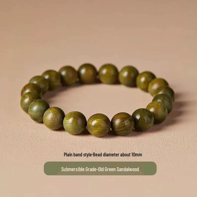Premium Green Sandalwood & Wenge Bracelet for Men & Women - High Density, Collection Grade