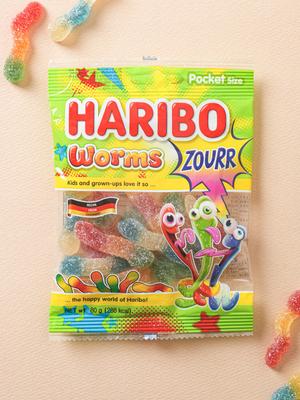 Haribo Wummis Saure Gummibärchen, 80g Beutel