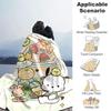 1pc Dessert Pochacco Blanket, Home Decorative Throw Blanket for All Seasons, Living Room, Travel, Camping, Car Blankets, Beach, Office Naps, Perfect G
