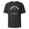 Stress Club Print T-Shirt 100% Cotton Summer Tees For UnisexOversize Casual Tops