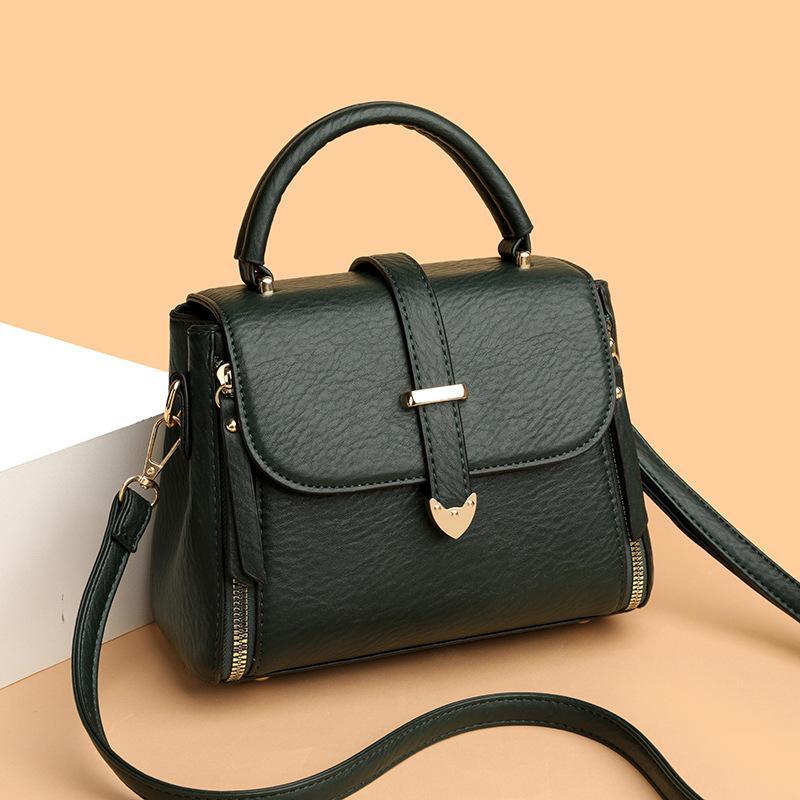 Fashionable Women's Shoulder Bag, High-quality UP Leather Crossbody Bag, Simple Shoulder Bag, Casual Handbag Suitable for Daily Use and Shopping