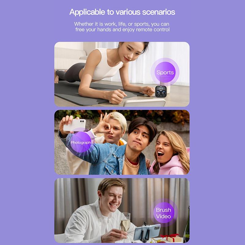 Wireless Watch Earphones Support Short Video Control For Tiktok HiFi Stereo Music Low Latency Sleep Earbuds Painless Wear
