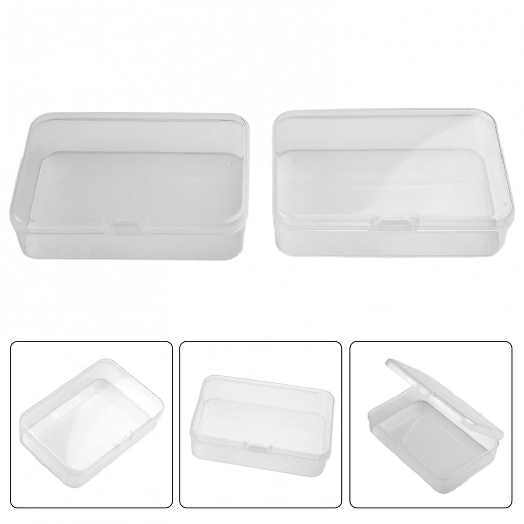 5pcs Plastic Box Storage Container Jewelry Packaging