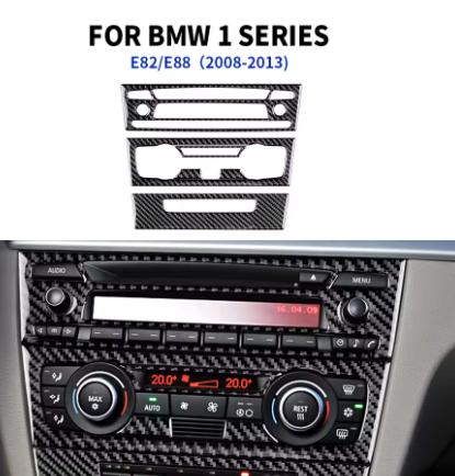 Sticker For BMW 1 Series E82 E88 2008-2013 Accessories Carbon Fiber Car Automatic Special Interior Trim Cover Sticker Styling