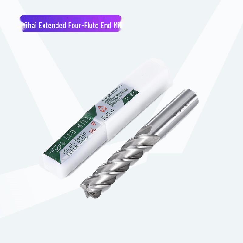 Yihai 3mm Keyway End Mill, 2 & 4 Flutes, HSS 8mm, High-Speed Steel