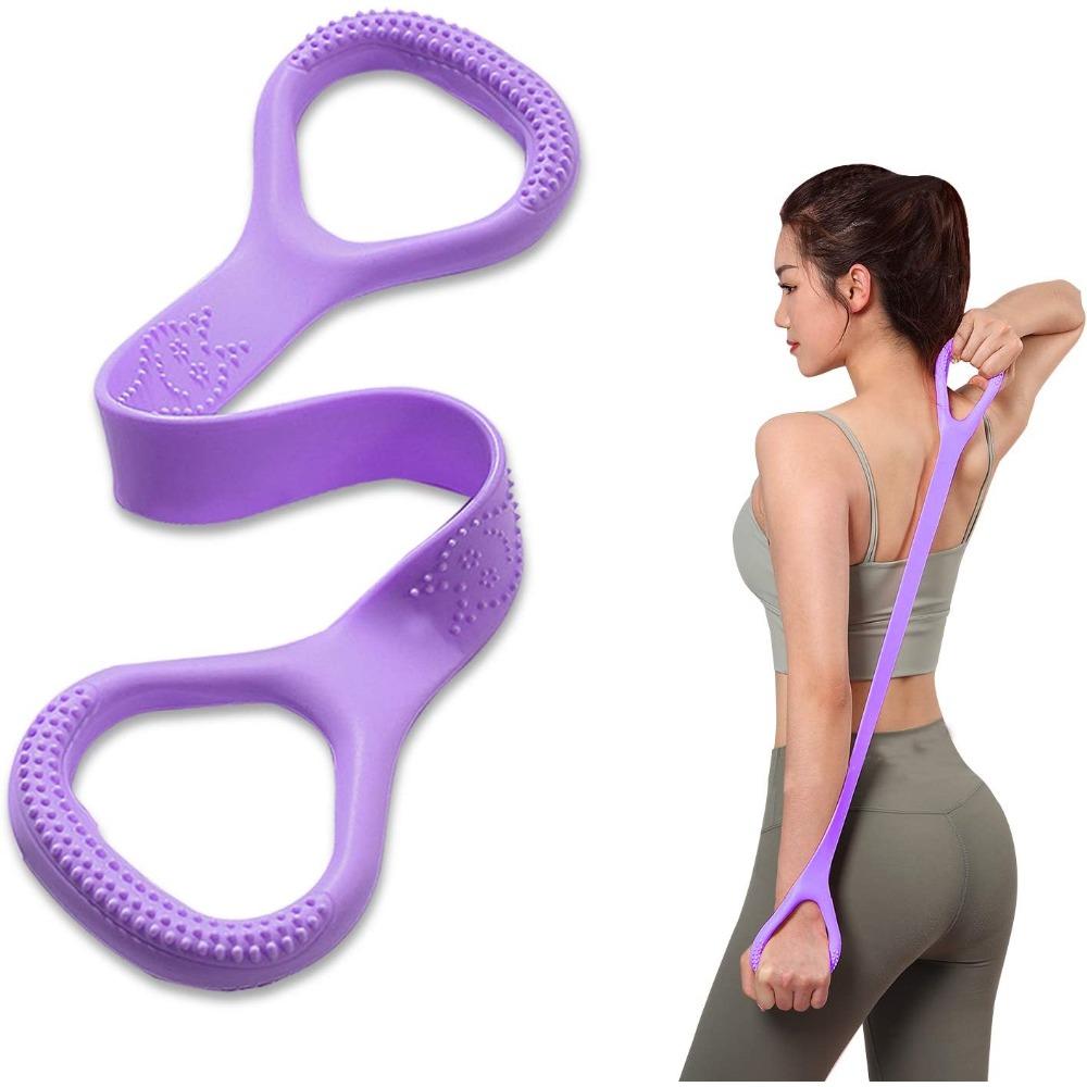 

Arm Back Shoulder Exercise Elastic Rope Stretch Fitness Band, Arm Exerciser for Yoga Pilates Stretching Physical Therapy