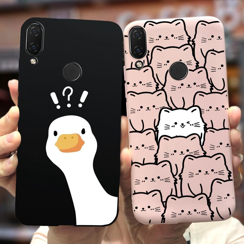 For Huawei Nova 3i Case INE-LX1 Cute Astronauts Cover Soft Silicone Phone Case For Huawei P Smart Plus 2018 Nova3i Fundas Bumper
