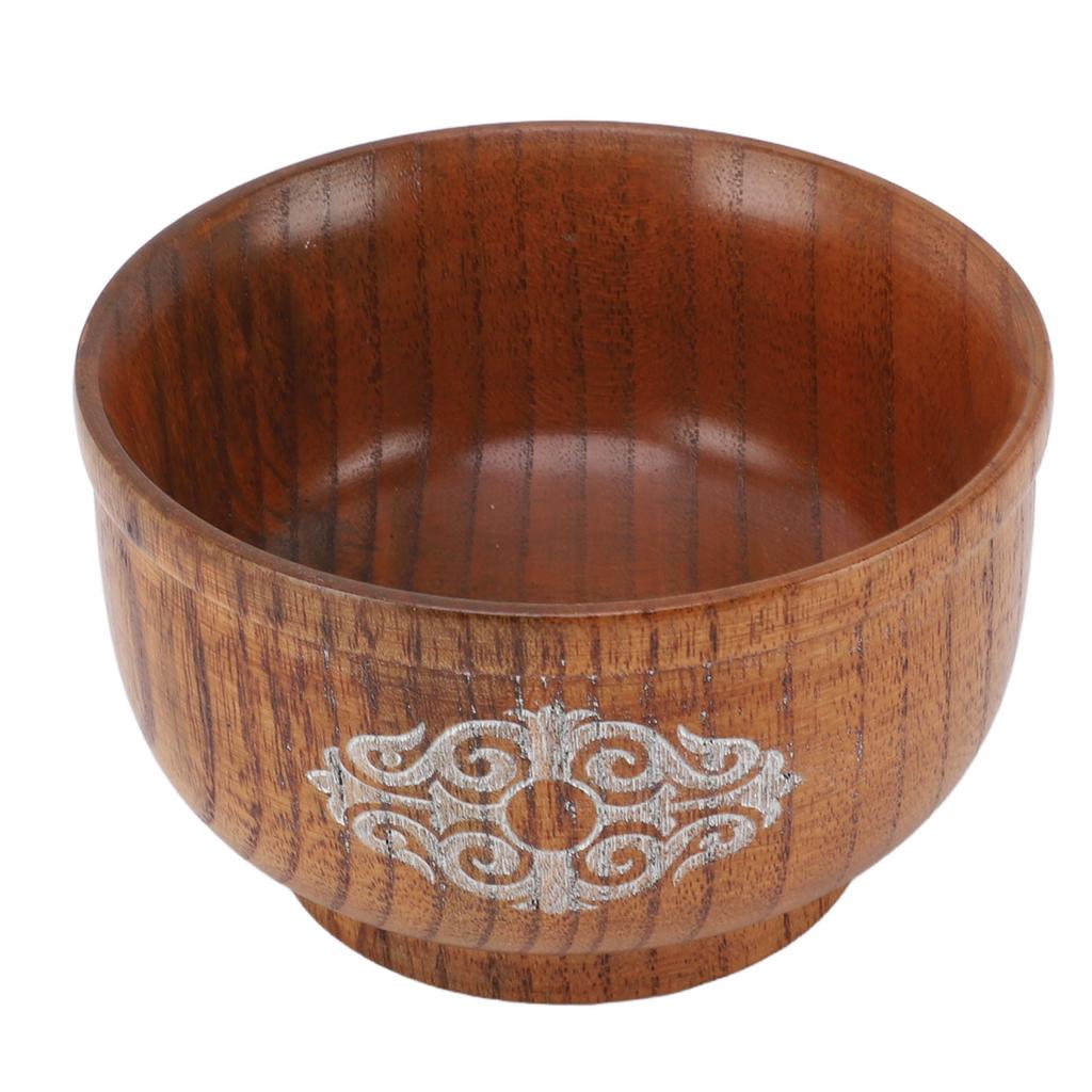 Bol lemn Jujuba acru   Anti-opărire   Bol de orez pentru mâncare ceai cu lapte supă